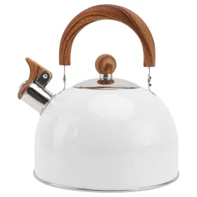 Oubl38yqnm98slh3a0934igj Cabilock 1pc White Whistle Kettle Home Kitchen Water Boiling Teakettle With Handle For