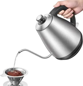 Ke4011 Cachoo Electric Gooseneck Kettle With Coffee Dripper Pour Over For Coffe