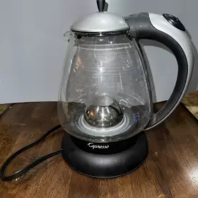 Capresso 794151401525 Jura H2o Plus Glass Hot Water Tea Kettle 259