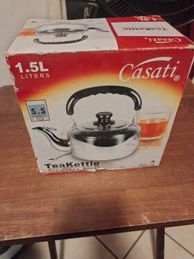 Casati 7223-15 Stainless Steel Tea Kettle 1.5l New