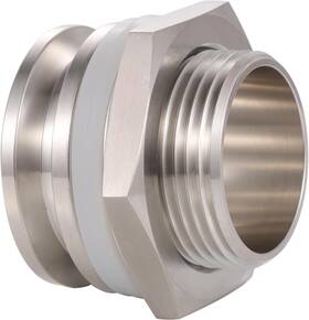 Ceaeso 313024921955 2.0 Inch Tri Clamp Bulkhead Compression Fittings Stainless Steel 304 Homebrew Kettle