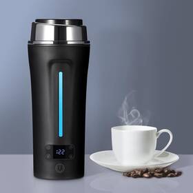 Ceaplot Cp001-bk Dual Voltage Travel Kettle 110-240v Portable Electric With Lcd Displa