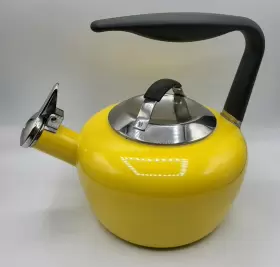 Chantal 088818097719 Steel Whistling Teakettle 1.6 Quart Canary Yellow