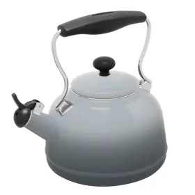 Chantal 088818109658 Vintage 1.7-quart Enamel-on-steel Teakettle Fade Gray