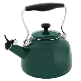 Chantal 088818110951 Vintage 1.7-quart Enamel-on-steel Teakettle Brunswick Green