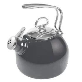 37-18sme Chantal 1.8 Quart Enamel-on-steel Classic Tea Kettle Onyx