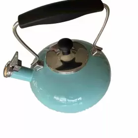 Chantal 37-1lb Lb Enamel-on-steel Zenith Teakettle 1.8 Quart Light Blue