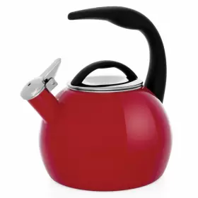 37-ann Chantal 2 Quart Enamel-on-steel Anniversary Teakettle Color Chili Red