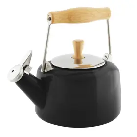 37-svenwd Chantal 1.4 Quart Enamel-on-steel Sven Tea Kettle Matte Black