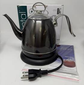 Chantal Elsl37-03m-me Electric Kettle Stainless Steel Elsl37-03m Me 32 Oz 4 Cup