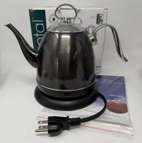 Elsl37-03m-me Chantal Electric Kettle Stainless Steel Elsl37-03m Me 32 Oz 4 Cup