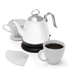 Elsl37-03mwt Chantal Mia Ekettle White Electric Water Kettle - 32 Ounce Used