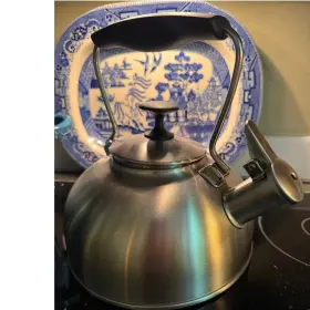 Sl37-link Chantal Brs Brushed Stainless Steel 1.8 Quart Whistling Tea Kettle