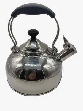 Sl37-upr Chantal 1.8 Quart 1.7 Liter Classic Stainless Steel Tea Kettle - Whistle Clean