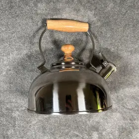 Sl37-wdb Chantal Tea Kettle Stainless Steel Wood Handle Whistling 1.7l