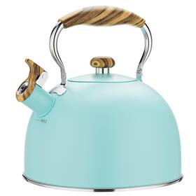 Chefbar Chefbar-tea-kettle-2.5l-blue 2.6 Quart Tea Kettle Stovetop Whistling For Stove Top Food Stainless Steel Te