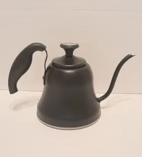 Ho26 Chefbar New Black Kettle With Thermometer For Stove Top Gooseneck Spout