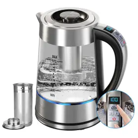 Chefess 797409297215 Electric Glass Kettle 1.8 L / 60.8 Oz Tea With 12 Temperature Control