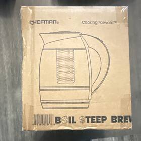 Chefman 2f803250859 Precise Temp Plus Electric Kettle 1.8l Boil Steep Brew Powered
