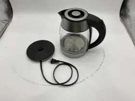 Chefman-kettle-1.8l-black Chefman Electric Kettle 1.8l Capacity - Black/stainless Steel