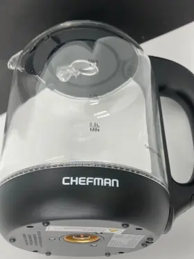 Rj11-17-gm-ef-w Chefman Electric Kettle 1.7l Replacement Carafe Glass Only