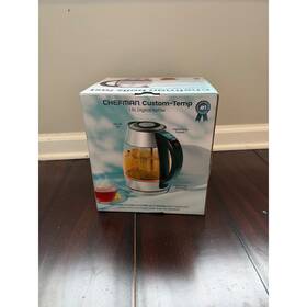 Chefman Rj11-17-gti-rl Custom-temp 1.8l Digital Glass Electric Tea Infuser