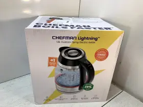 Rj11-18-cti-hp-ds Chefman - Lightning 1.8l Custom-temp Electric Kettle With Tea Infuser Stainles