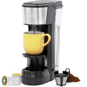 Chefman Rj14-ic-lr-ca Single Serve Coffee Maker K Cup Machine Multi Black