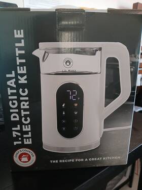Chefs Corner Cc-283-wtbk 7.7l Digital Electric Kettle