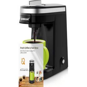 Chulux Lc-cm50801-bk Mini Single Serve Coffee Maker For K Cup Capsule Tiny Small Black