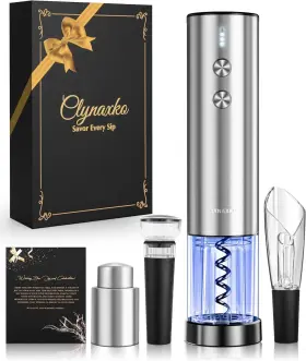 Ewo-s01-g Chunyee Electric Wine Opener Set - Premium Gifts With Stainless Steel