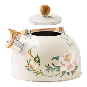 E0bq7tm3612sk10j Ciieeo Kettle With Flower Pattern Portable Kitchen Water For Stovetop Quick H