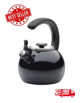 48166 Circulon Hot Deal - 2- Quart Enamel-on-steel Whistling Tea Kettle