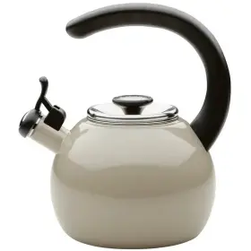 48169 Circulon 2-quart Whistling Gray Teakettle With Flip-up Spout