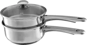 Classic Cuisine 191344964735 6 Cup Double Boiler Pot Set 1.5 Quart Stainless-steel Stainless Steel
