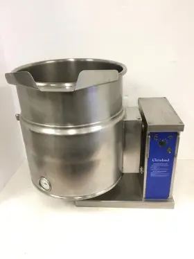 Ket-12t Cleveland Range Electric Steam Stainless Kettle 17 Inch X15 Deep As/is