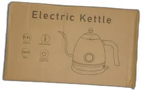 Huk29075121-1 Cloudhand Gooseneck Electric Kettle With Thermometer Stainless Steel Hot Water