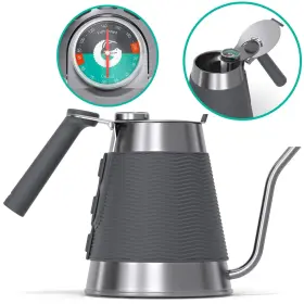 Coffee Gator 060482912043 Gooseneck Kettle With Thermometer 52 Oz Pour Over For All Stov