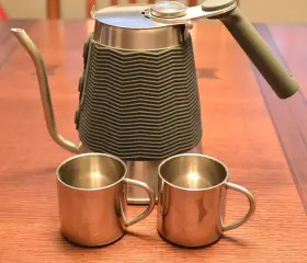 Coffee Gator 696566632580 True Brew Kettle - Professional Pour Over Precision 2 Mugs