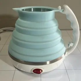 Collapsible 722943291016 Food Grade Silicone Travel Foldable Electric Kettle Boil Dry