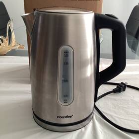 Comfe Cke17l1hb Comfeeft Stainless Steel Electric Kettle 1.7 Liter
