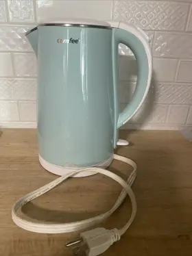 Mk-hj706a1g Comfe Comfee Stainless Steel Electric Cool Touch Kettle Mint Green Wonftt Burn You