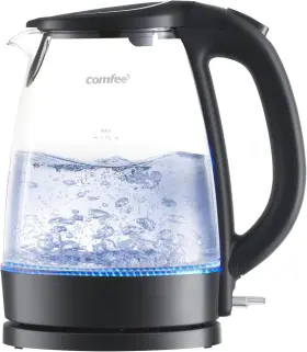 1500w Comfee 445014339341 Comfeeft Electric Kettle 1.7l Hot Water Boiler Fast Boil Glass