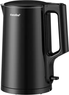 Comfee 445043345368 Comfeeft 1.7l Double Wall Electric Tea Kettle And Water Boiler 100% Stain