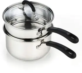 02655 Cook N Home Professional Double Boiler Saucepan Stainless Steel