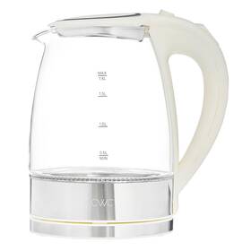 Cook With Color 192598053916 Electric Tea Kettle 1 8l Cordless Hot Water Boiler 1200w Rapid Boil Cream
