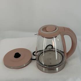 Cook With Color Cglsk2 Cwc Pink Electric Glass Kettle 1.8l 1200w New