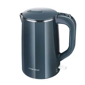 Cooktron 724087822279 1.7l Electric Kettle Quiet Double Wall Hot Water Boiler Bpa-free Boil
