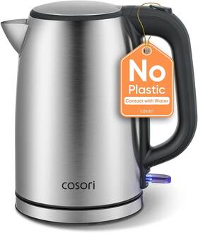 Cosori 810123677948 Electric Kettle Plastic-free Interior Lids Open At 2 Angles Easy To Cl