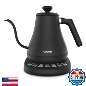 B07t1ch2hh Cosori Electric Gooseneck Kettle 5 Temp Presets Pour Over Coffee And Tea Pot
